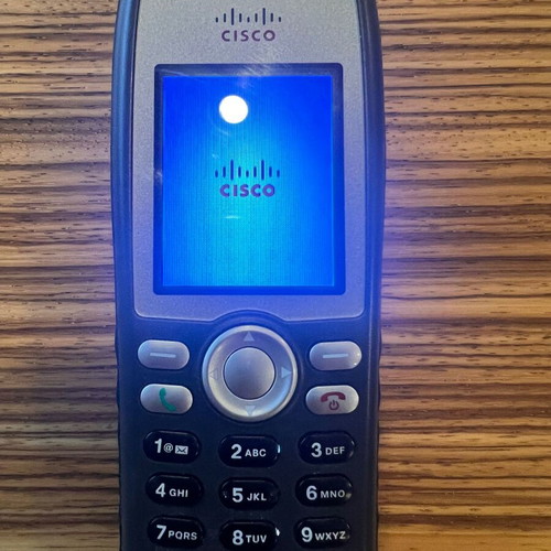Cisco CP-7926G Unified Wireless IP Phone used with original charger