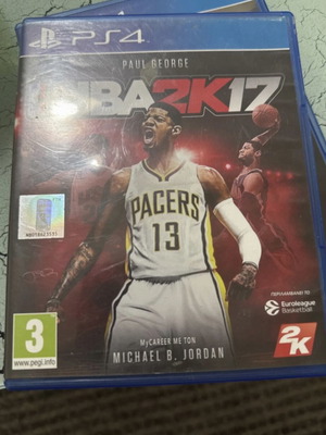NBA 2K17 PS4 game used, without scratches