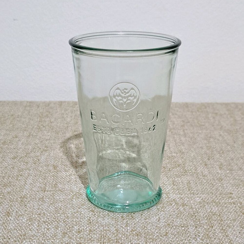 Bacardi ESTD CUBA 1862 Collectible Water Glass like new