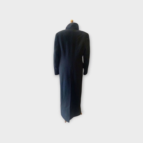 Maxi wool and cashmere women's coat like new, size L, black