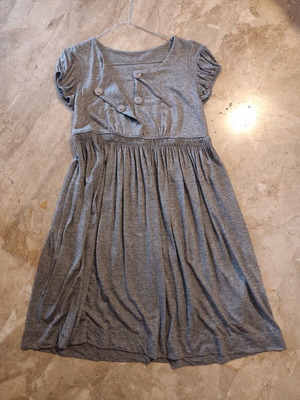 Maje midi dress gray like new, size S/M
