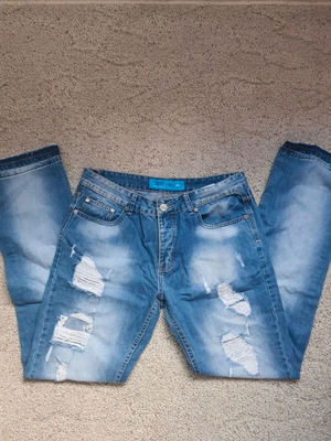 Jean men's blue pants like new, size L