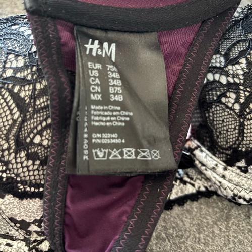 H&M bras used, pack of 4 size 75b