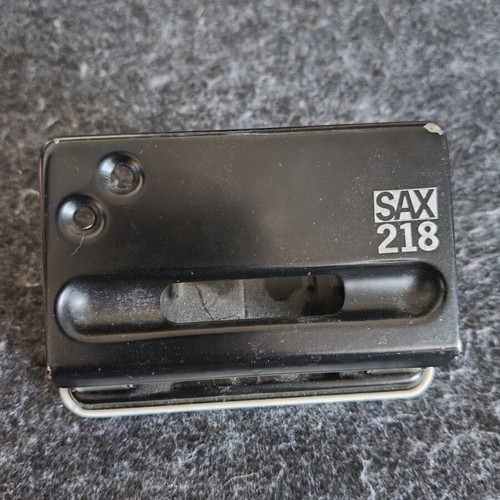 SAX 218 Metal Office Hole Punch used, two-hole