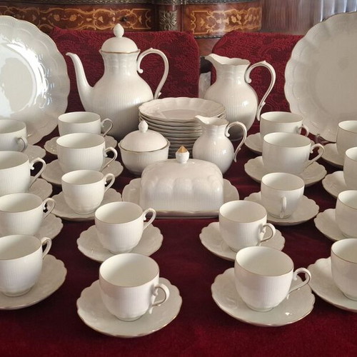 Kaiser West Germany Romantica Porcelain Tea Coffee Cake Set for 12, new