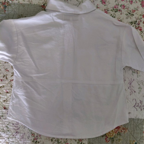 Zara girls' shirt like new, size 116 cm, white
