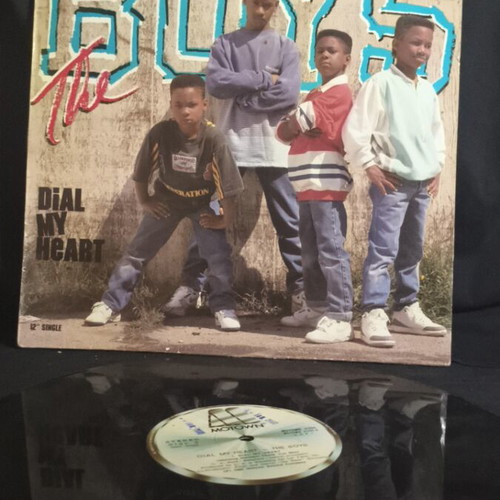 The Boys Dial My Heart vinyl record used