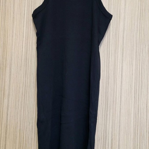 Rib dress H&M medium size like new, black