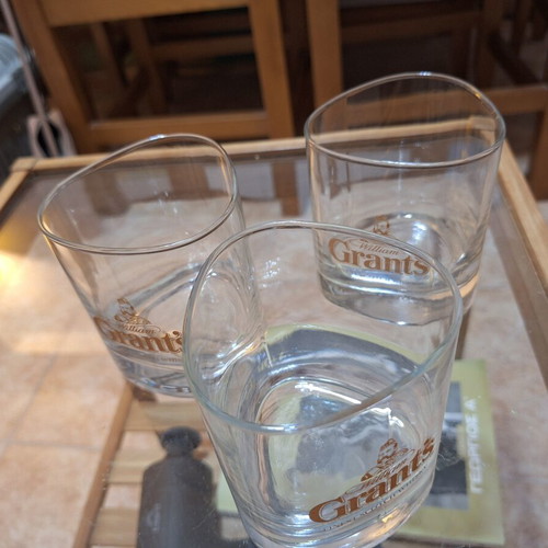 Whiskey glasses Grant's set of 3 new
