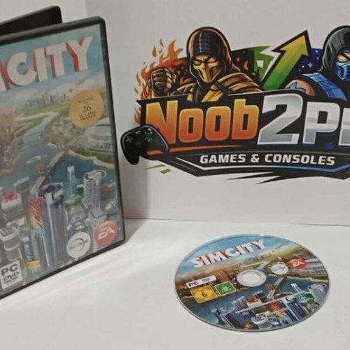 SimCity for PC used game with original disc and case