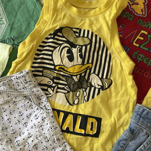 Summer clothing set for 1-year-old boy used