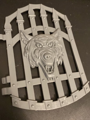 Masters of the Universe Wolf Door from Snakemountain vintage 1984 used
