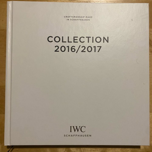 IWC Collection Book 2016/2017 like new, collectible