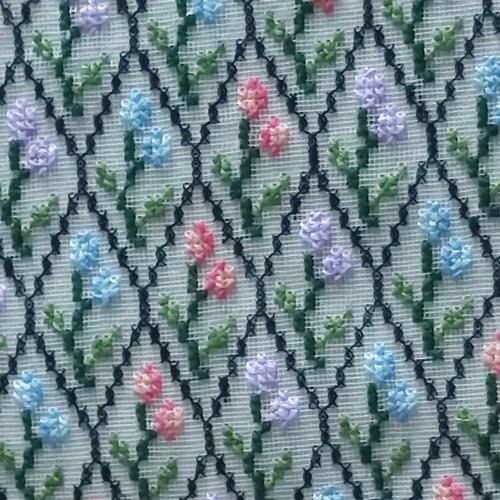 Vintage handmade table runner with embroidery