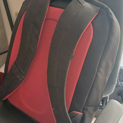 Belkin laptop bag 17", black and red professional