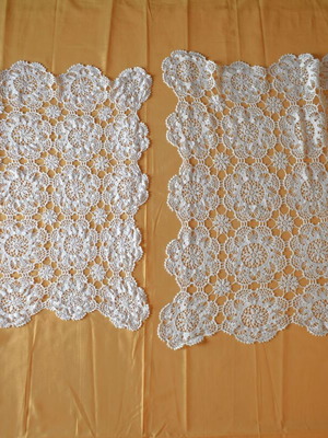 Handmade doily set new