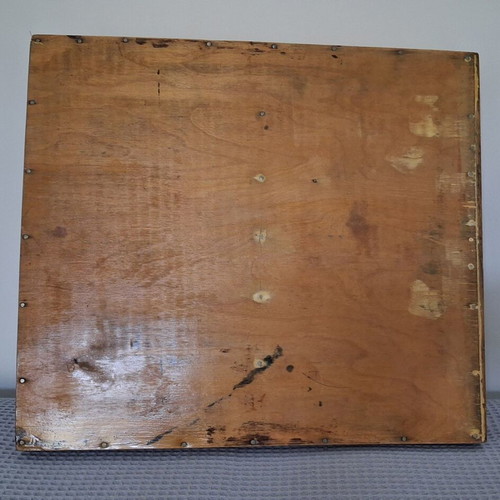 Printer's case used wooden antique with compartments