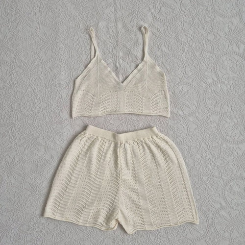 Vassia Kostara beach set one size beige like new