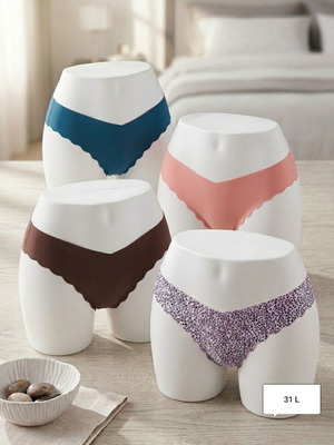 Women's underwear set 4 pieces size large multicolor new