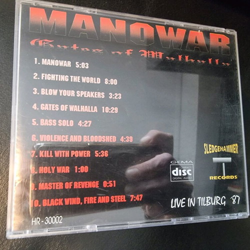 Manowar Gates of Valhalla CD used, metal