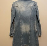 Benetton denim dress coat like new, size XXS