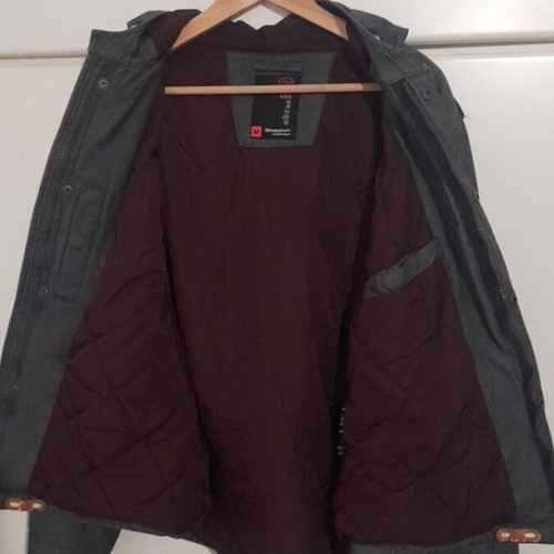 Basehit gray jacket used, size M