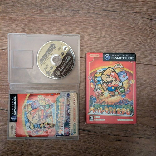 Paper Mario RPG Nintendo GameCube used, complete set