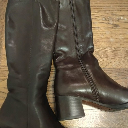 Leather boots used Italian origin, size 37