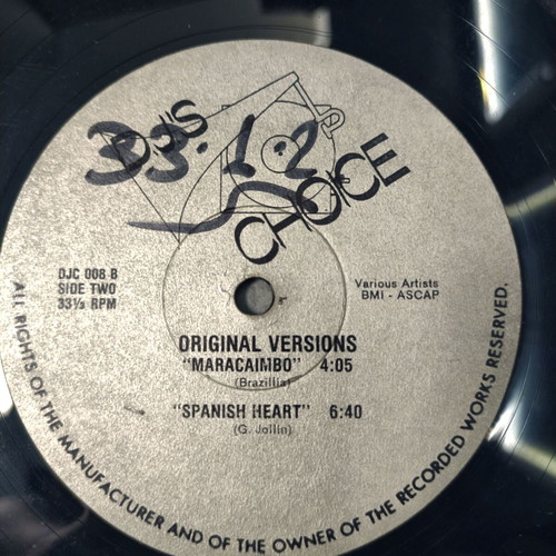 Various Original Versions 12" Vinyl Maxi Single used, electronic