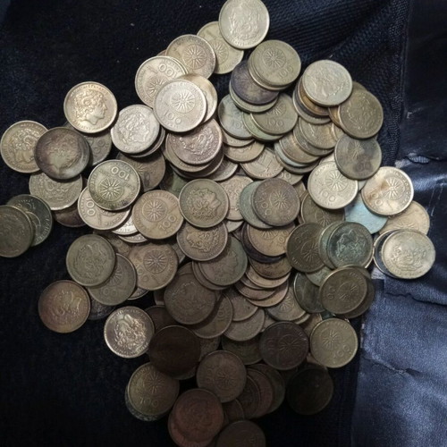 100 Drachma Coins used, pack of 156 pieces