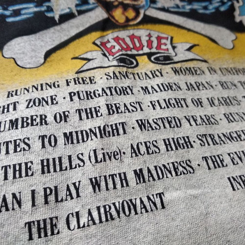 Iron Maiden The First Ten Years – Up the Irons short sleeve shirt used