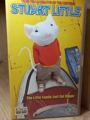 Stuart Little VHS βιντεοταινία, αγγλική έκδοση, χωρίς υπότιτλους