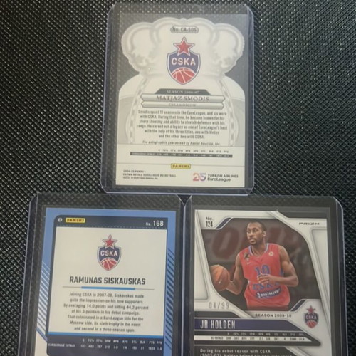 Cska Moscow Basketball Cards lot new