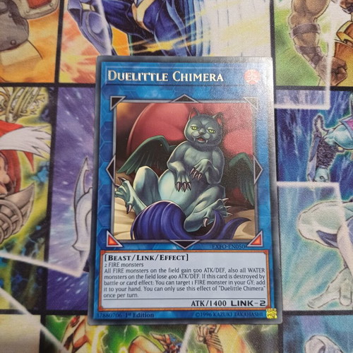 Duelittle Chimera Yu-Gi-Oh! card used, EXFO rare 1st edition