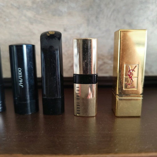 Mini lipsticks pack of 7, like new, Lancome, Bobby Brown, Sephora, Shiseido, YSL