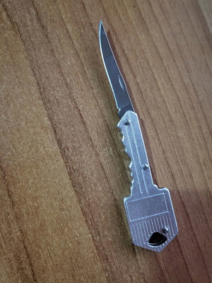 Key with knife new, work tool