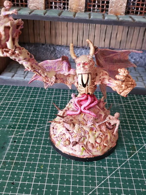 Custom demon miniature for Dungeon and Dragons like new