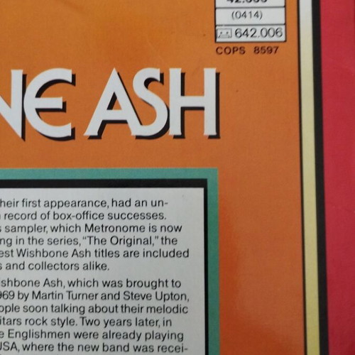 Wishbone Ash The Original LP album like new, rock
