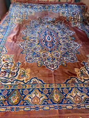 1960s wall rug new, velvet texture 1.75x1.50 m