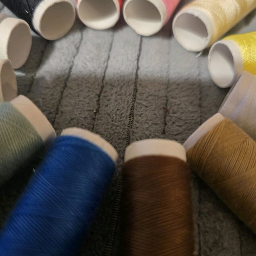 Sewing threads set of 12 colors new