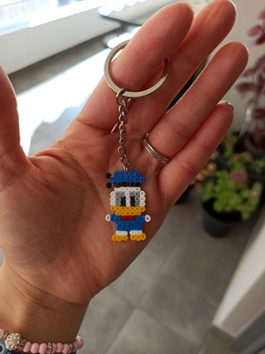 Donald keychain new, handmade