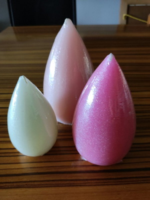 Candles set new, 3 pieces