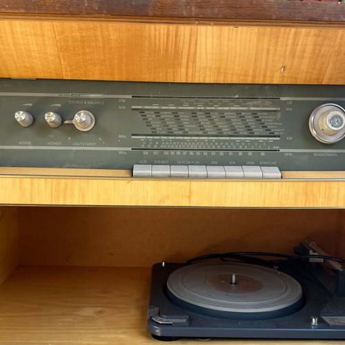 Schaub-Lorenz Antique Radio-Television-Gramophone Console Used
