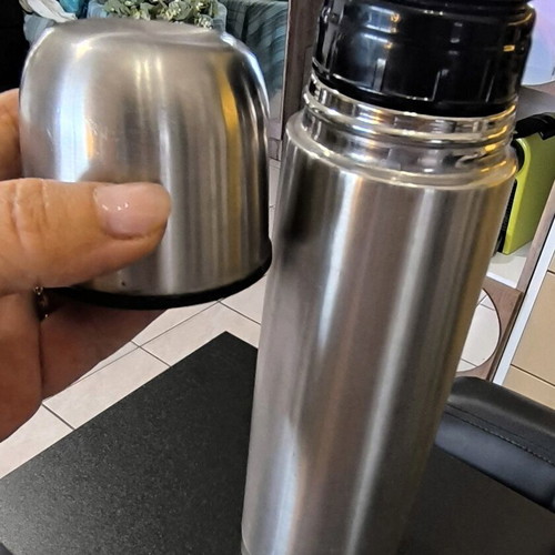 Vicko stainless steel thermos 500ml new with valve and cup lid