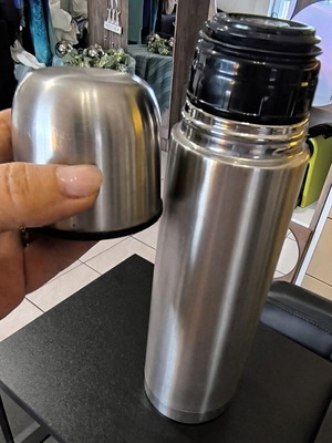 Vicko stainless steel thermos 500ml new with valve and cup lid