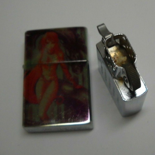 Team Pistol 2004 vintage windproof petrol lighter unused