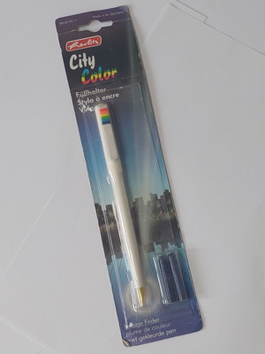 Herlitz City Color fountain pen from West Germany new, set of 2