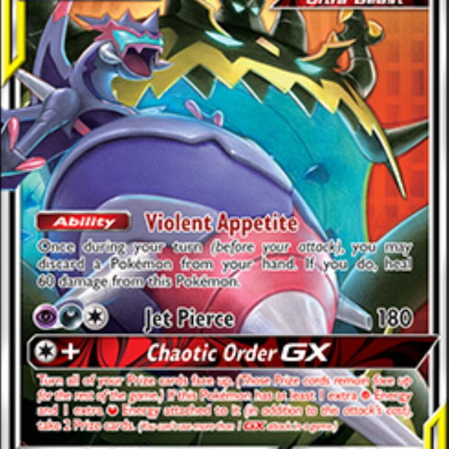 Naganadel & Guzzlord GX Tag Team 158/236 new collectible Pokemon card