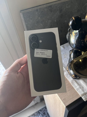 iPhone 17 new, sealed, 256GB, black, Apple iOS, Dual SIM