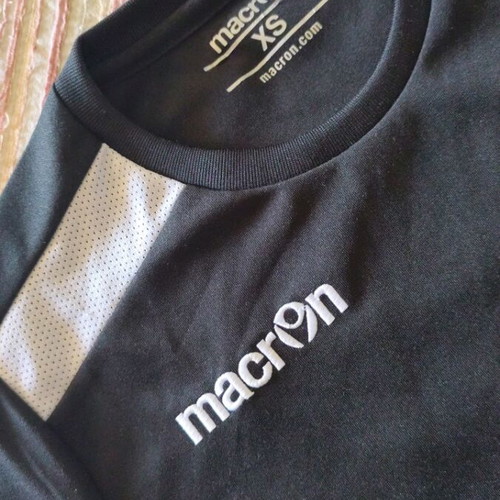 Macron set of shirt and shorts like new, black, age 11-12